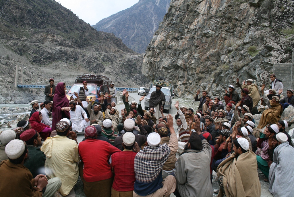 Organizing System For Relief Distribution, Kandian Valley, District Kohistan