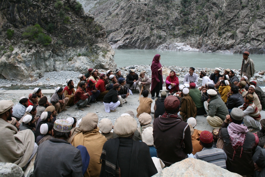 Organizing System For Relief Distribution, Kandian Valley, District Kohistan