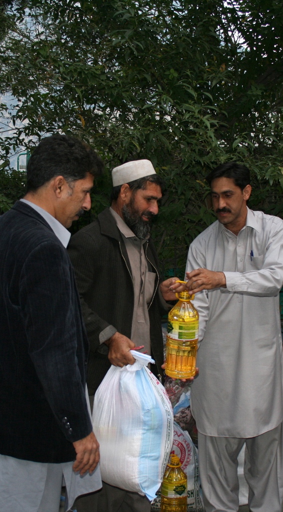 Providing Relief Assistance, Dubair Valley, District Kohistan