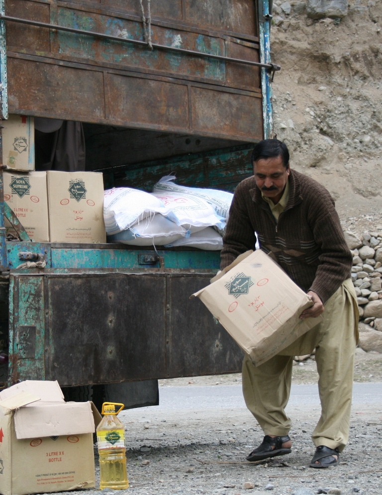 Food And Non Food Items For Earthquake Affected People