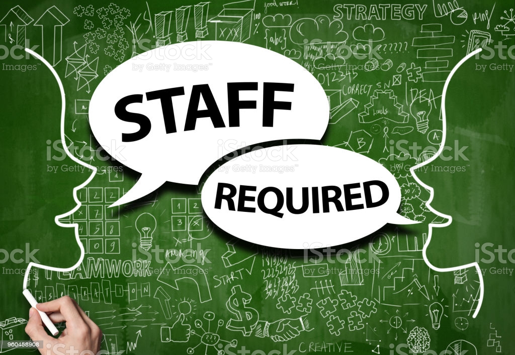 STAFF REQUIRED / Green Background (Click For More)
